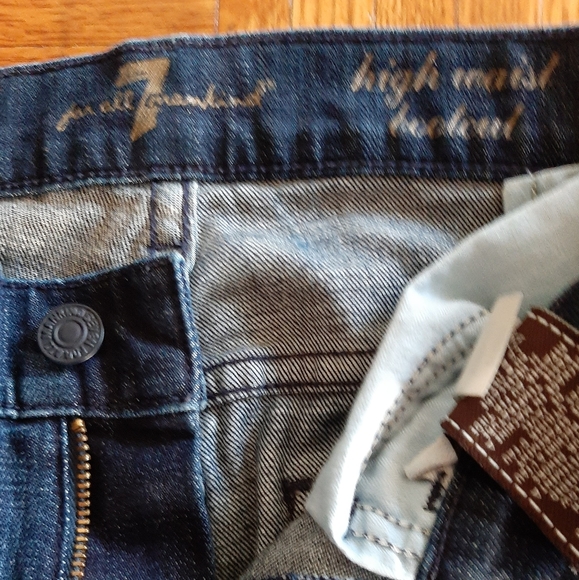 7 for all mankind high waist bootcut skinny jeans - Picture 6 of 10